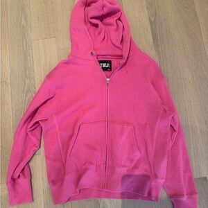Katie J NYC Vibrant Pink Hoodie